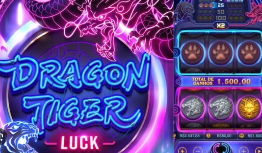 Dragon Tiger Luck, ambientação do jogo, história do slot, mitologia oriental, dragão e tigre, cultura asiática, jogabilidade de slot, recursos do jogo